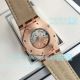 Replica Audemars Piguet Royal Oak 15400 Rose Gold Case Brown Leather Strap (6)_th.jpg